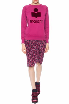 Sweatshirt with a velvet logo, zdjęcie 2 Sweatshirt with a velvet logo od Isabel Marant Etoile